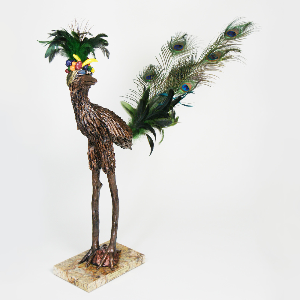 Joanie Wolter's roadrunner with banana hat